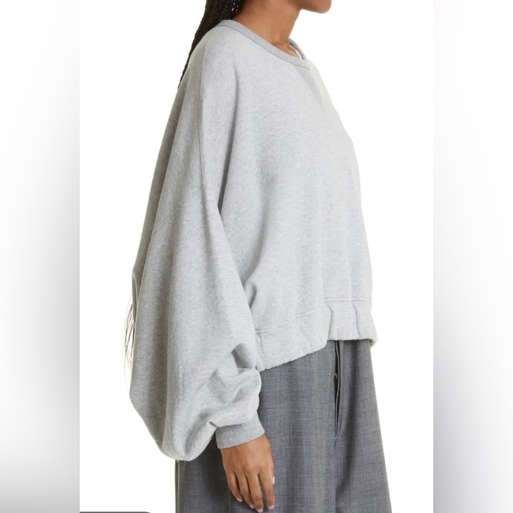R13 Gray Oversized Sweatshirt